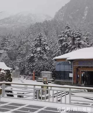 木格措景区|下雪啦！康定降下金秋第一场雪