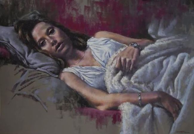 艺术学院$法国女画家:魅力独特的色粉味道