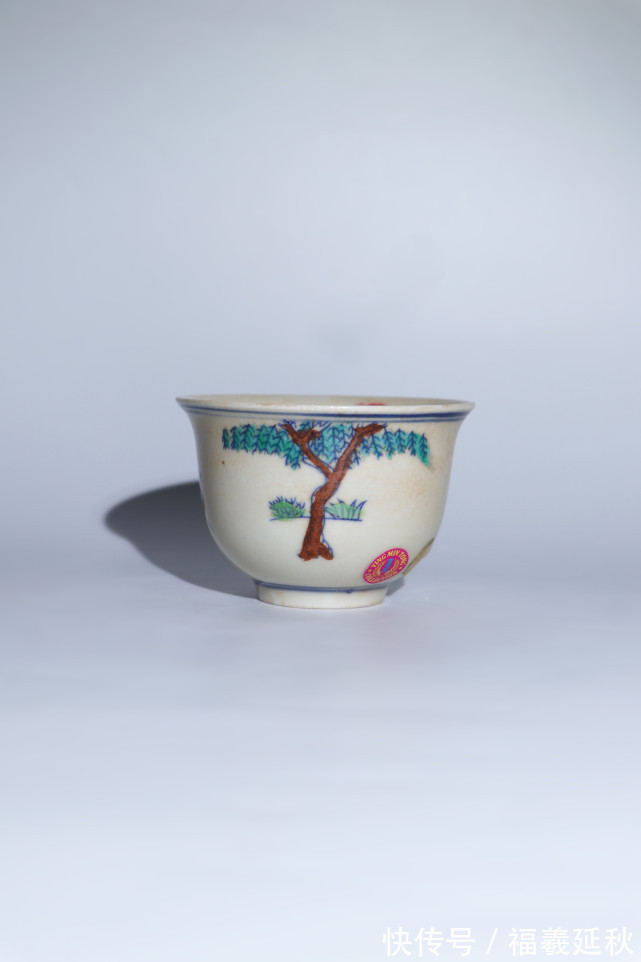 官窑&成化斗彩之美 婴戏纹杯鉴赏