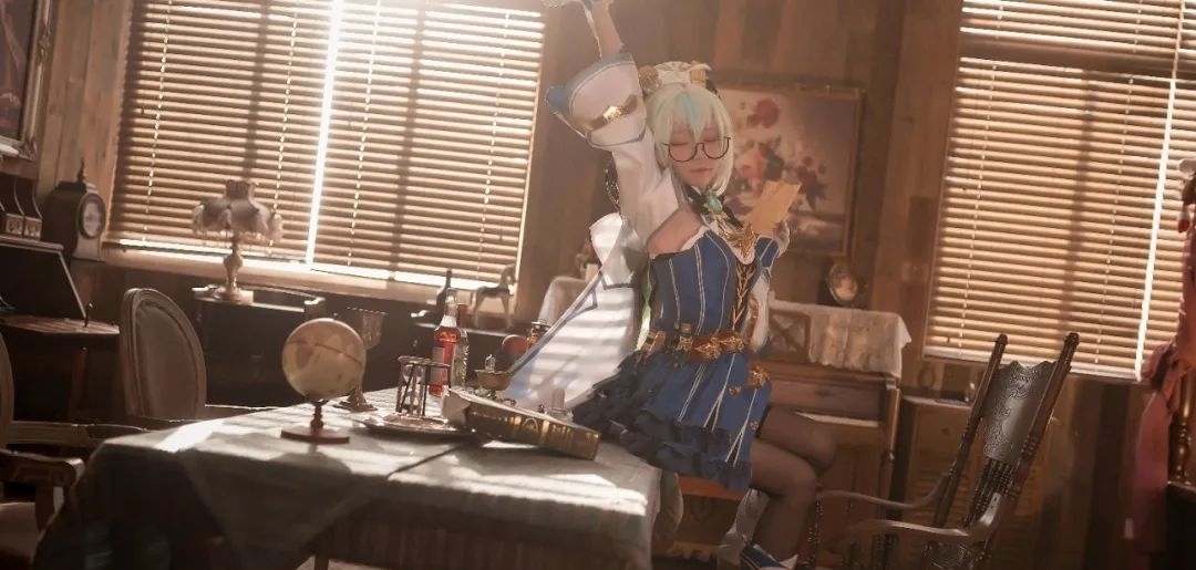 cos:原神砂糖cos正片@王胖胖,砂糖好可爱