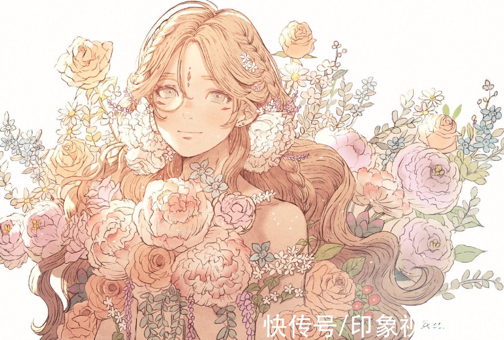 插画#童话风宝藏少女战士插画,熟悉的角色更加梦幻甜美