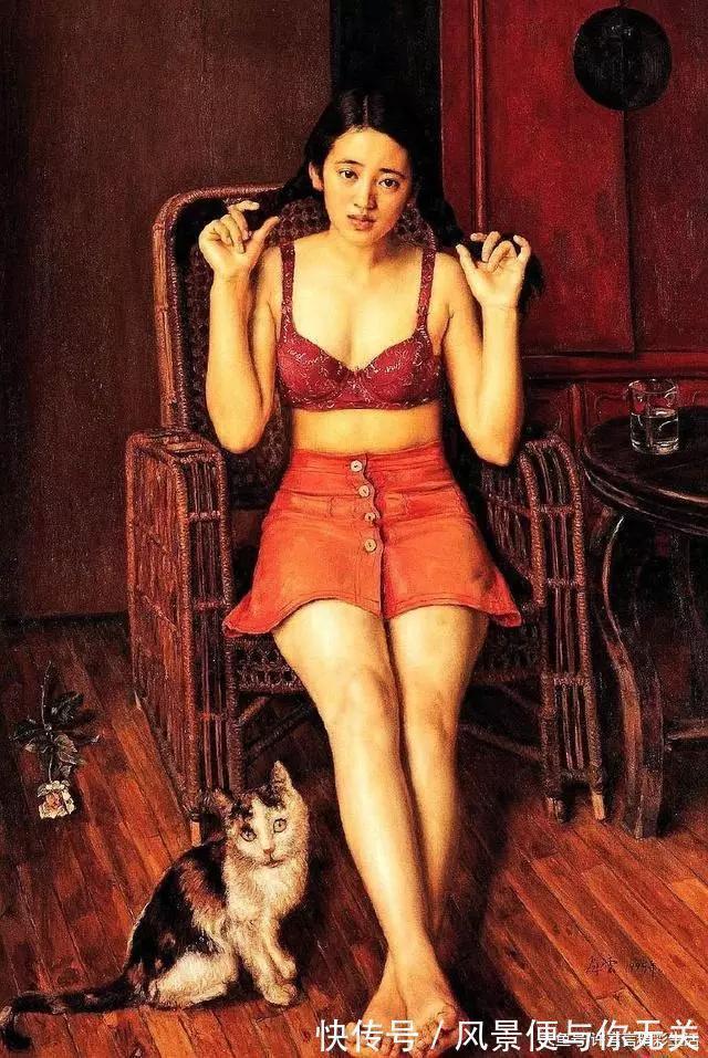 模特#从师生到夫妻,为她画人体,画作共拍出7179万的天价!