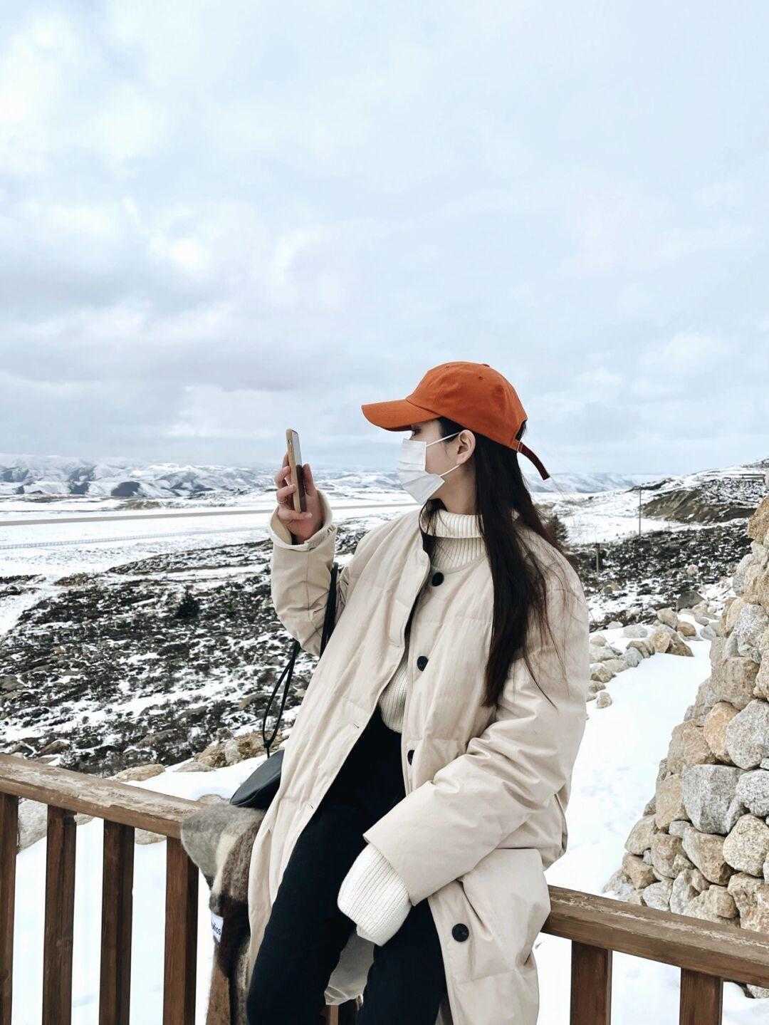 大衣 冬天穿裤子就选黑色牛仔裤,简约百搭不挑人,照着穿就对了