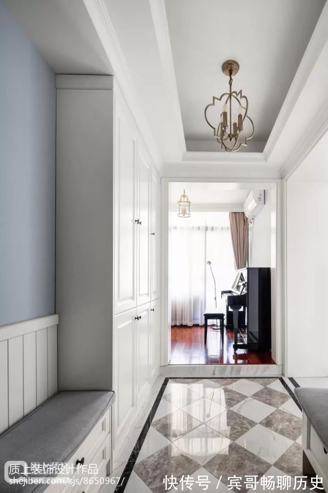 拼花|玄关是家的门面,原来地砖也可以铺得这么美~