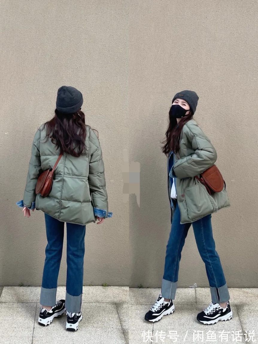 笨重|小白鞋不香了,冬天火了增高显腿细的“笨笨鞋”,配羽绒服太时髦