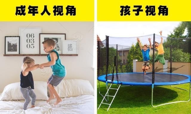 成年人|成人视角VS孩子视角,6张对比图暴露出巨大差异,家长直言太真实