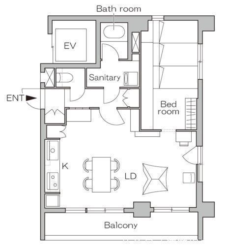 收纳|一家四口挤43㎡小家,不买沙发不买床,空间宽敞,越住越舒服