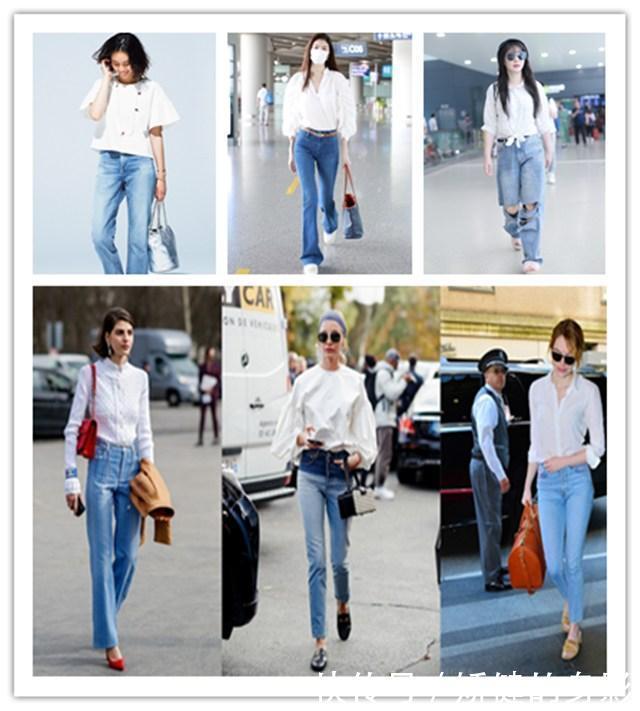 牛仔|又到穿牛仔裤季节,靛蓝牛仔加白衬衫,还是不过时的高级