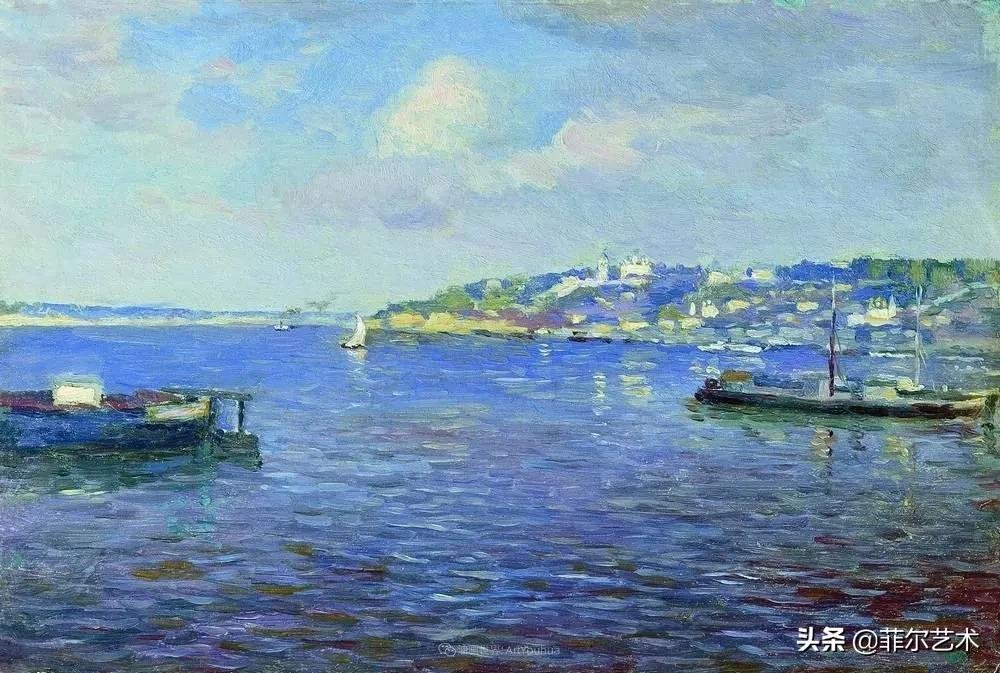 大自然!艾萨克·伊里奇·列维坦油画作品用笔洗练,情感充沛,极富诗意