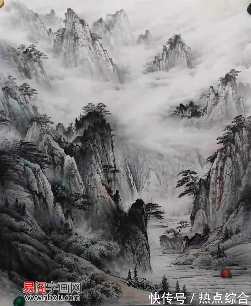 杨天佑@梁海波:师法自然,创造灵动彩墨山水
