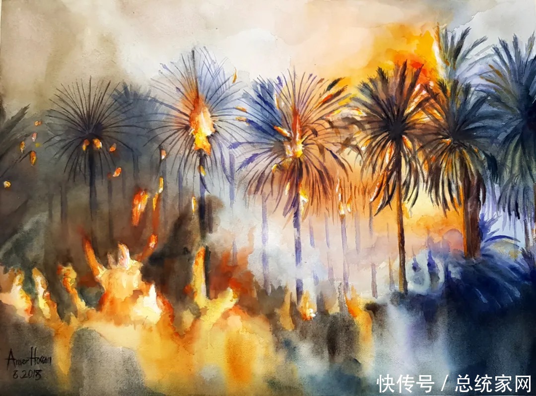 「第七届水彩节特邀嘉宾」AMER HASSAN 艺术作品展