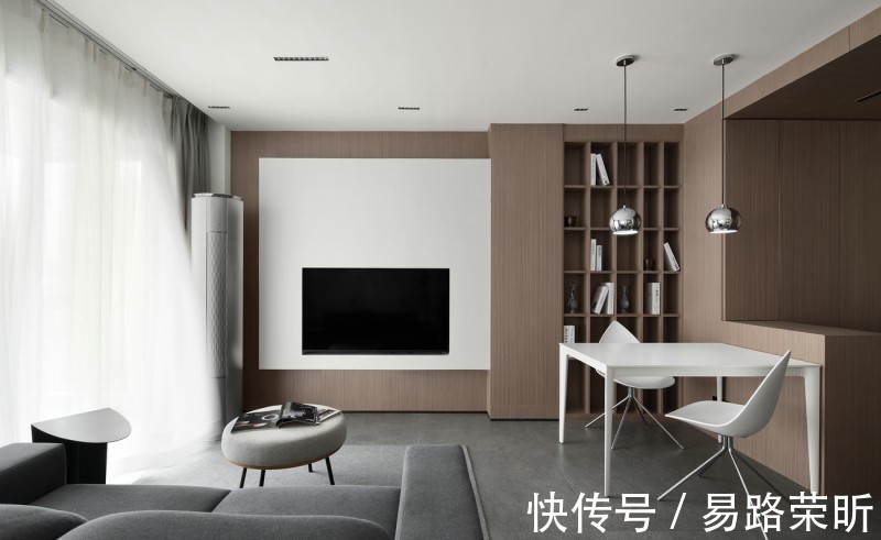 墙地砖|50平现代风二居室,设计师侧重生活,以简约的手法勾勒空间