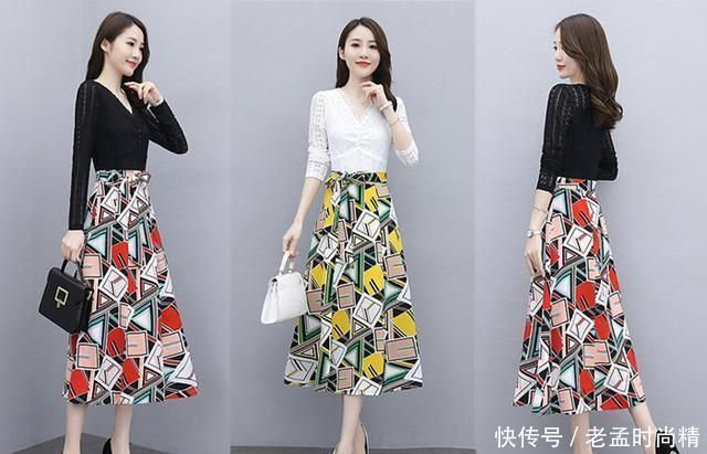 美极了|秋季拼接连衣裙穿搭,看看下面这几款,好看又显瘦,让你美极了!