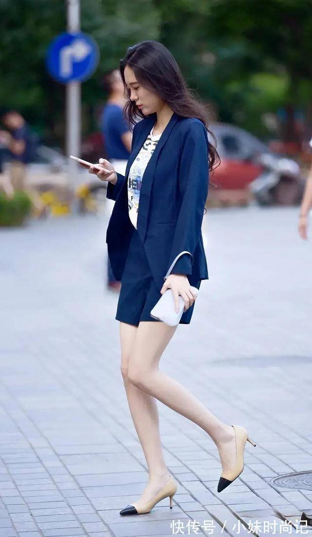 手臂 那么颜色比较冷的鲨鱼裤可以把你的手臂显得更修长