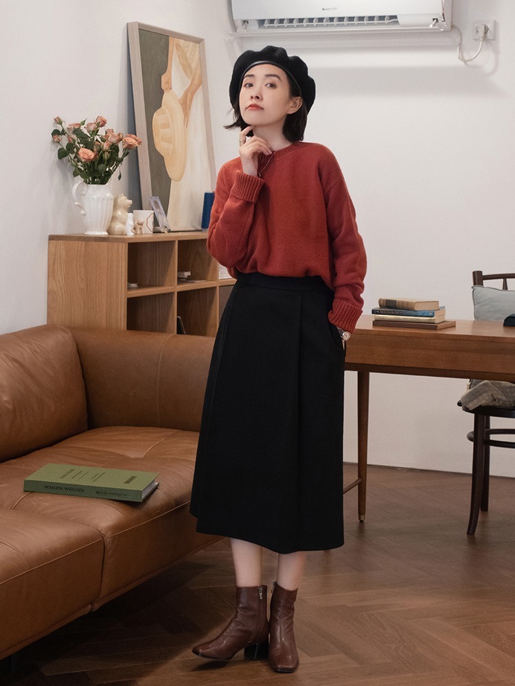 小姐姐|冬天的第一件内搭, 建议你们选择“毛衣针织衫”,温柔度爆棚!