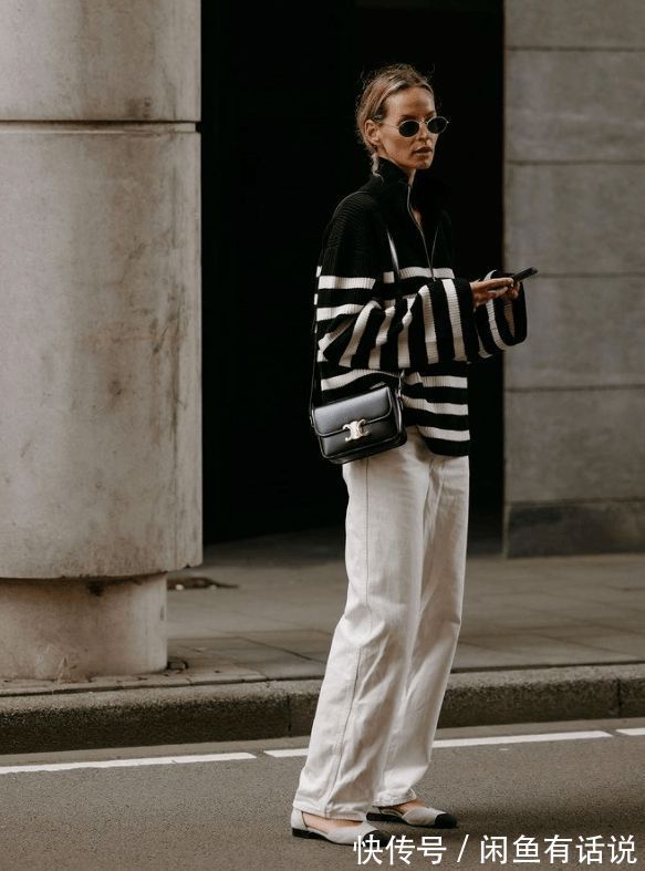 女人|女人过了40岁,穿得越简单越高级,冬天能玩转“黑白配”就是高手