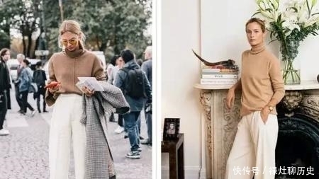 奔四奔五的女人,秋冬别总穿卫衣,不显气质!看潮人精致穿搭真美