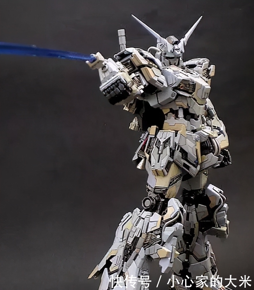 独角兽|金属涂装精神力骨架,破碎外甲独角兽高达模型