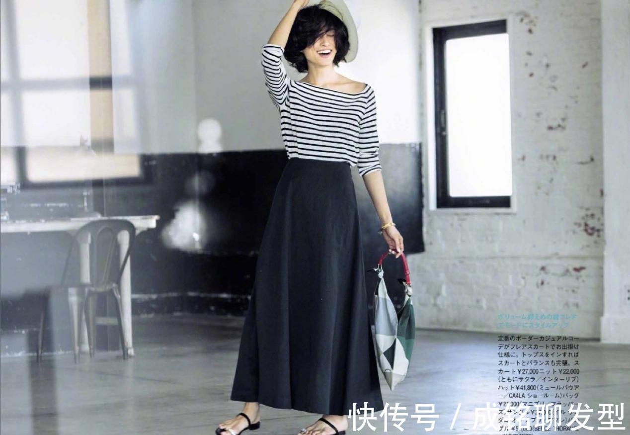 v领|年过四十身材又不好,最好别穿得太花哨,黑色单品百搭显瘦还高级