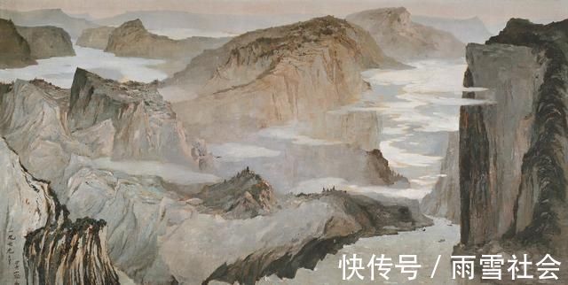 江南园林#“中国画”吴冠中画的太好，中国画在他笔下活了起来