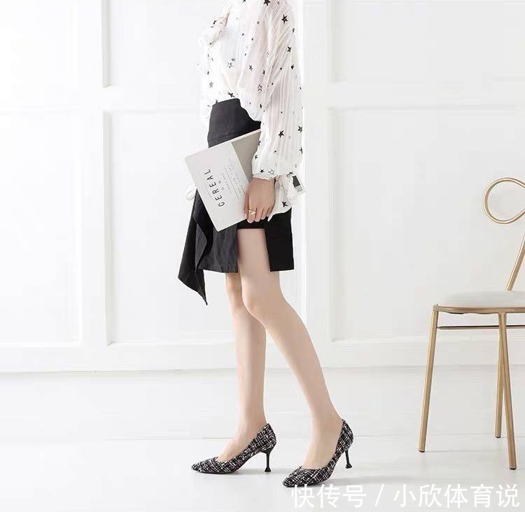 柔软 小香风高跟鞋,优雅高贵很气质,轻松打造都市名媛范儿!