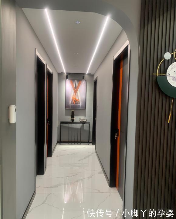 主灯|轻奢现代风,自己弄的,到入住总花40万,全屋无主灯很上档次