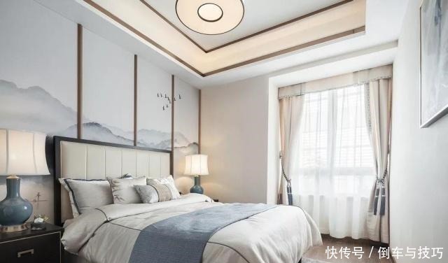 新中式|130平现代中式风格,烟灰蓝的中国风,比新中式更清爽明亮!