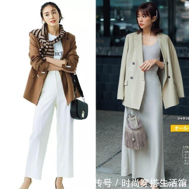 tips|最近火了一种外套:叫“西装外套”,时髦显高,照着穿就对了