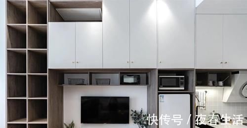 洗衣机|跪服!35㎡小公寓却拥有30㎡收纳空间,堪称小户型改造典范!