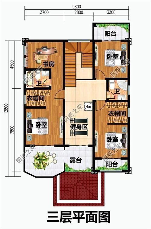 时尚|农村三层最简单小楼房设计图，好看又时尚，这样的房子你从哪儿找