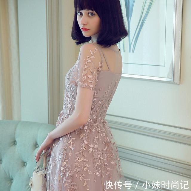 网纱 唯美迷人的连衣裙,让你不负花样年华