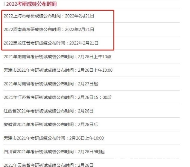 成绩|2022考研笔试结束，部分省公布出成绩时间，考生还有这些事要了解