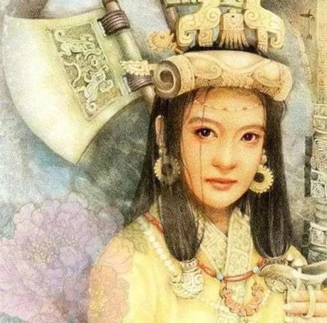 尊称!困扰考古界的谜题, 妇好墓跪姿玉人,背后神秘物体?究竟有什么涵义?