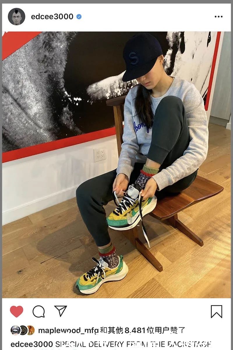 同款|冠希老婆同款配色!sacai x Nike 第二轮即将发售!