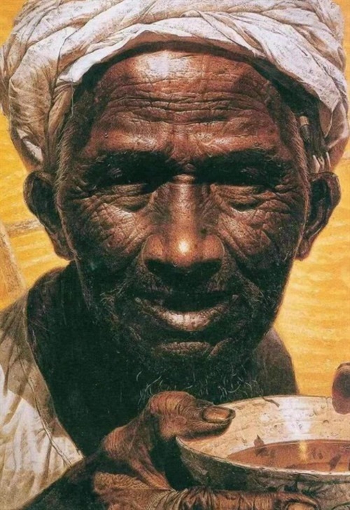 罗中立$感动一代人的油画《父亲》,为过评选添了一支圆珠笔,却成败笔