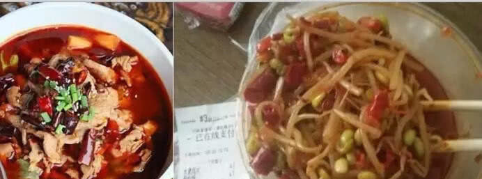 外卖界的买家秀和卖家秀,打开饭盒的一瞬间,你的心情是什么样的