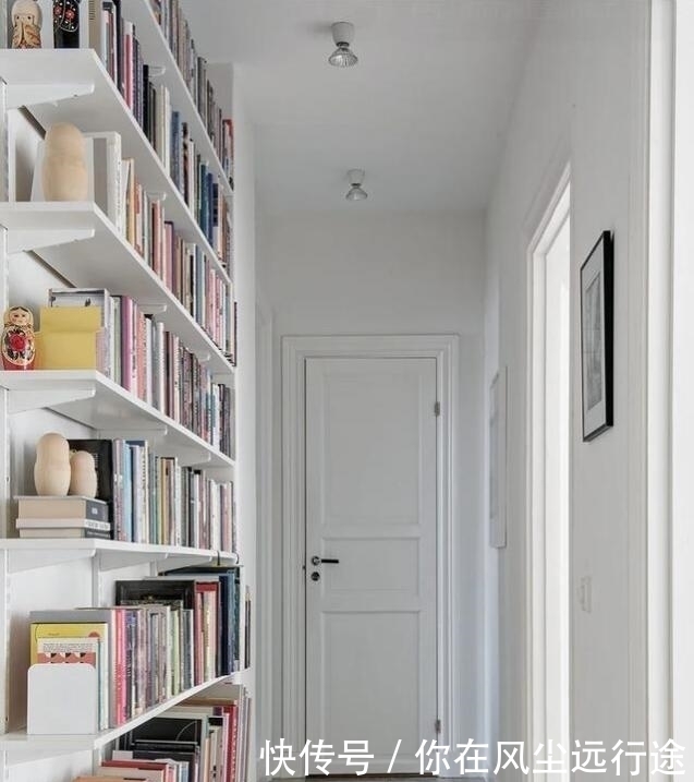 墙面|别把家里走廊过道浪费了，这样设计衣柜、书房都有了，漂亮还实用