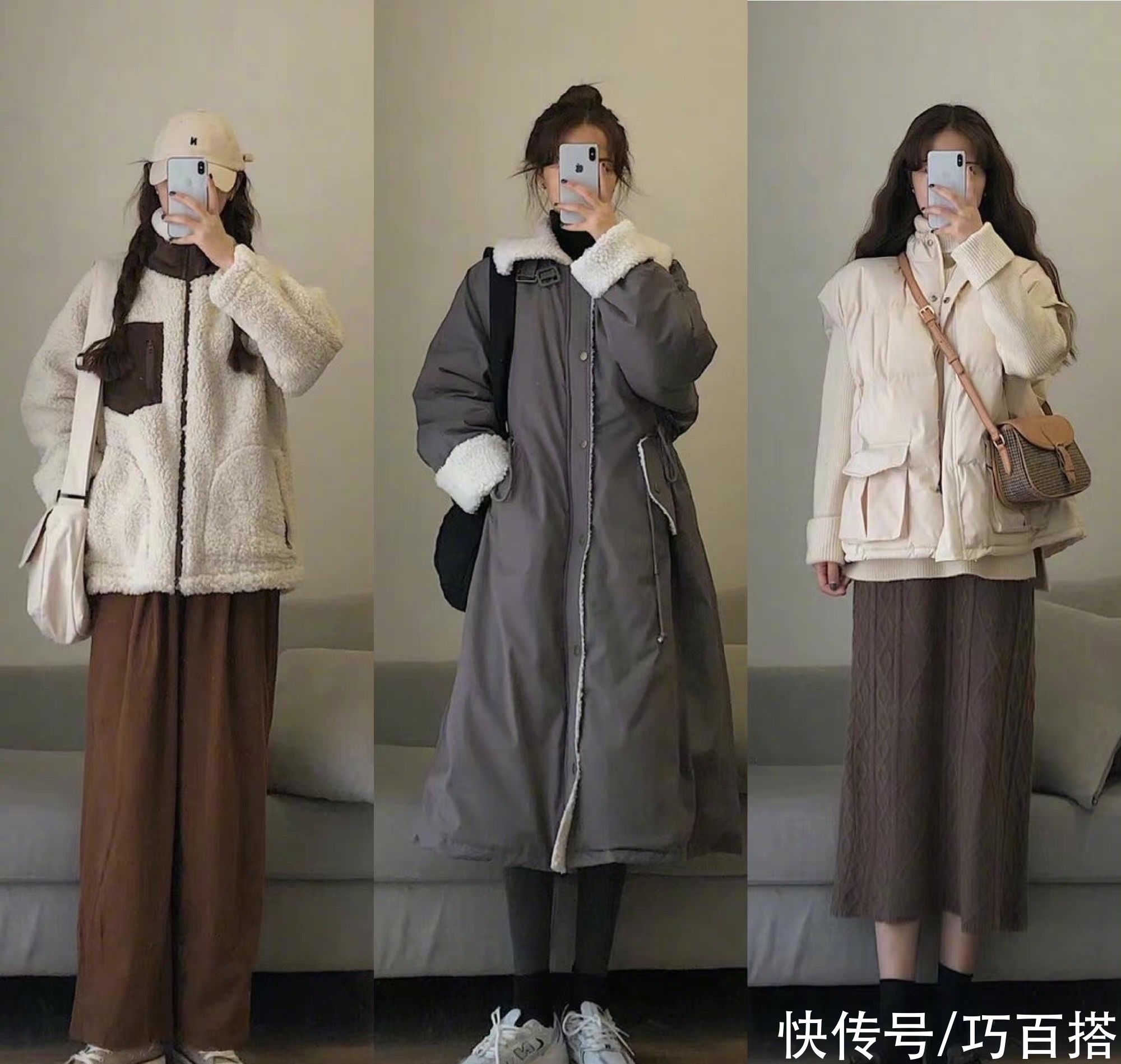 寒冷冬季的27套穿搭合集，基础款打造出温柔风，气质范儿的女生
