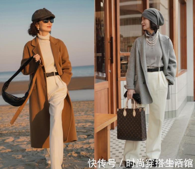 秋冬 看了三木妈妈的穿搭,突然发现,中年女人还是选这些大衣更洋气