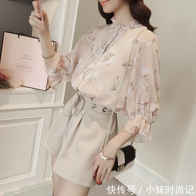 上身 非常有女人味的雪纺衫,你穿上也会很美