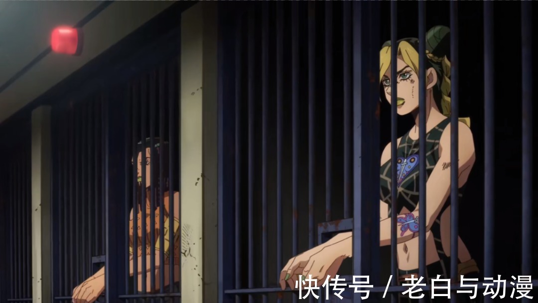 制作公司|JOJO石之海预告来了,空条承太郎来监狱救女儿,徐伦颜值很高