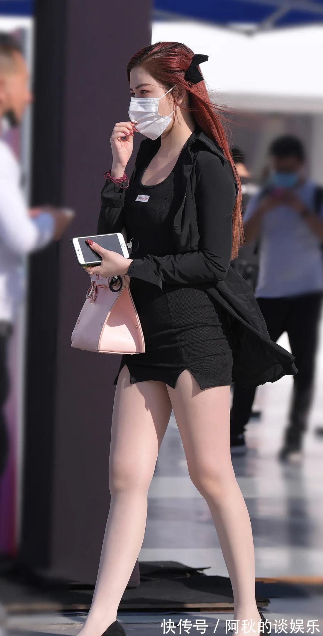 夏季|看小姐姐的搭配,注定得上身很热,下身凉快