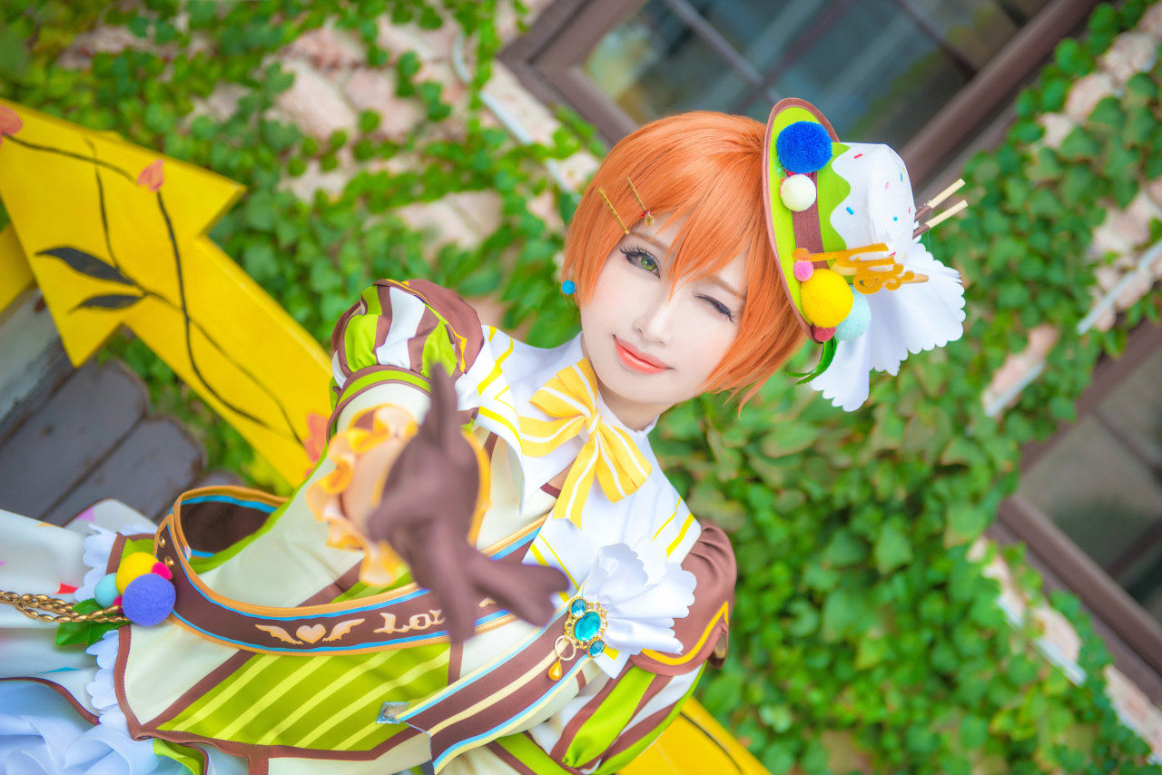 星空|lovelive星空凛cosplay，冰淇淋觉醒