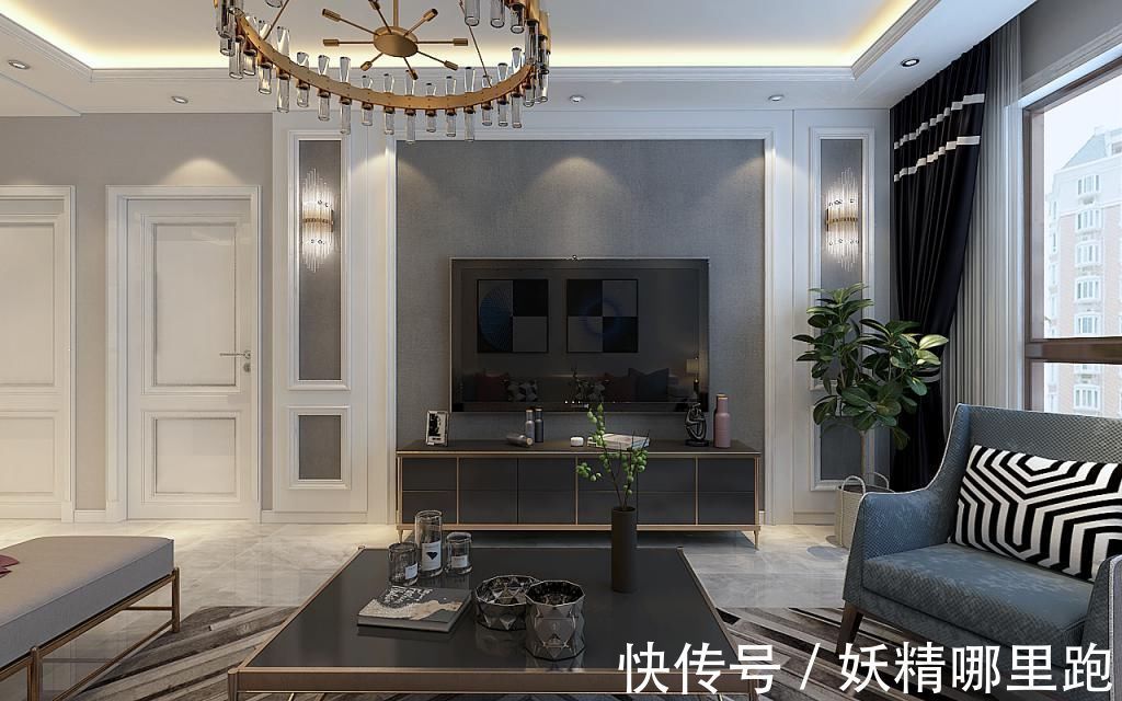 风格|104平现代二居室大胆而灵活，现代风格也是有个性的