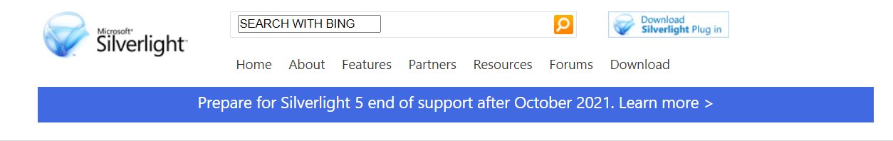 Silverlight|IE 浏览器时代的终结，微软将在下个月停止支持 Silverlight 框架