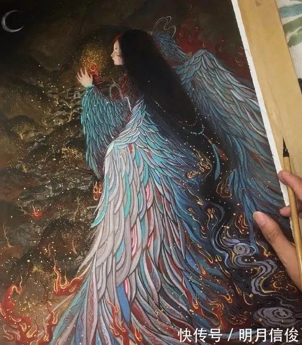 熙往$好撩人的眼神啊,她笔尖下的女妖,个个美成凡间精灵