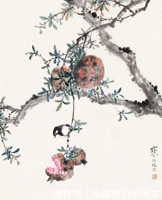 欣赏|清新淡雅江寒汀,花鸟欣赏!