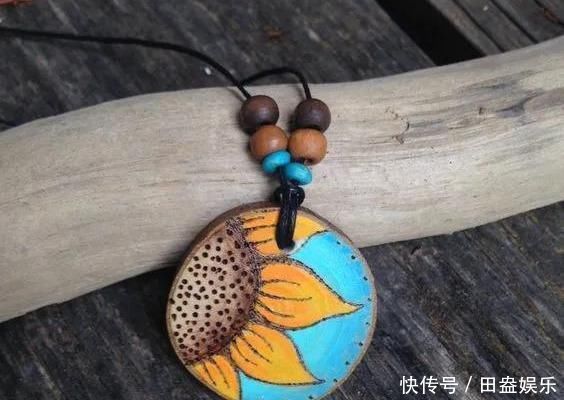 废弃的木头切成了片,竟然这么多地方都用得到,DIY手工绘画