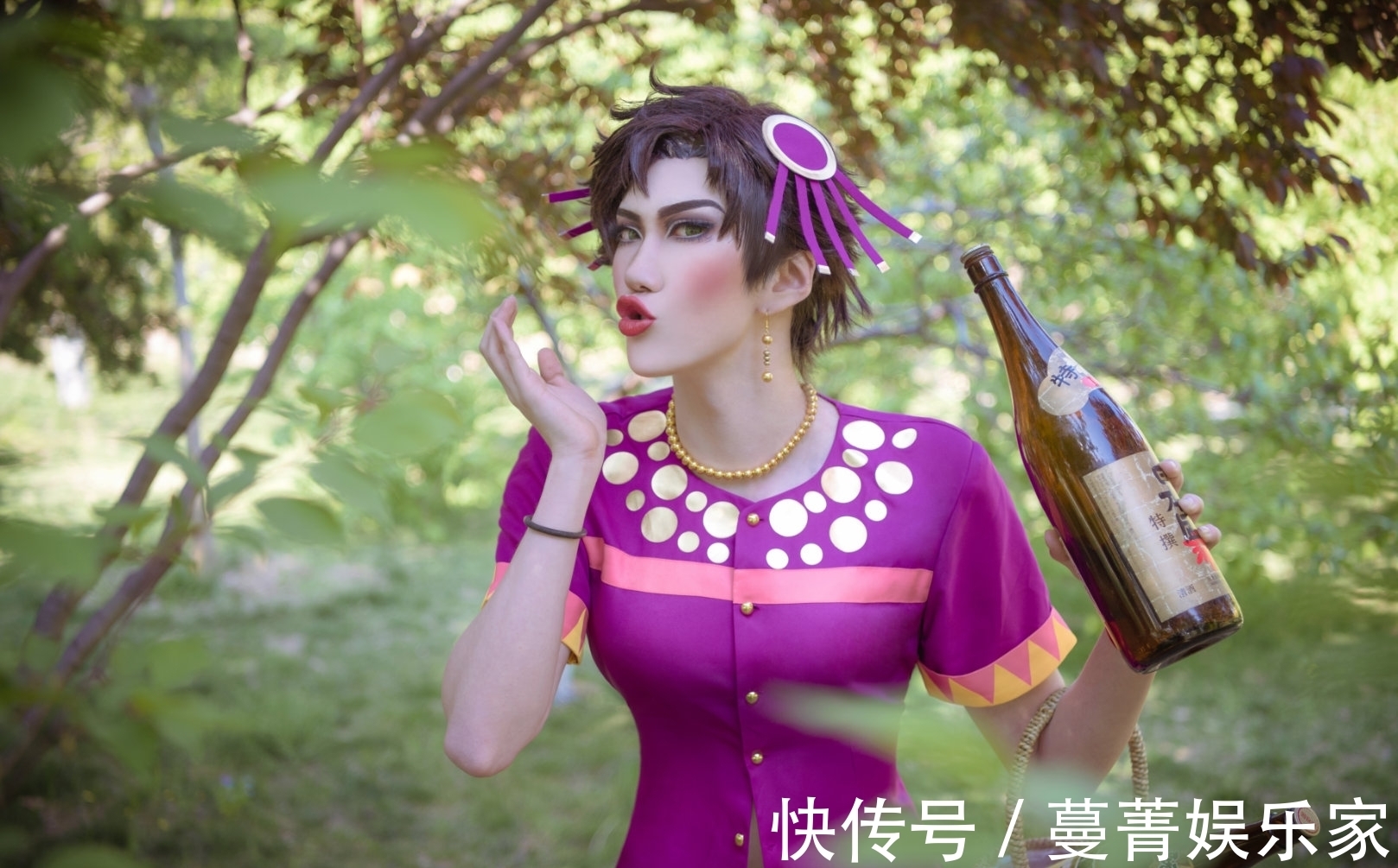 cos|JOJO“龙舌兰姑娘”登场,大佬cos最高境界,已经分辨不出性别了