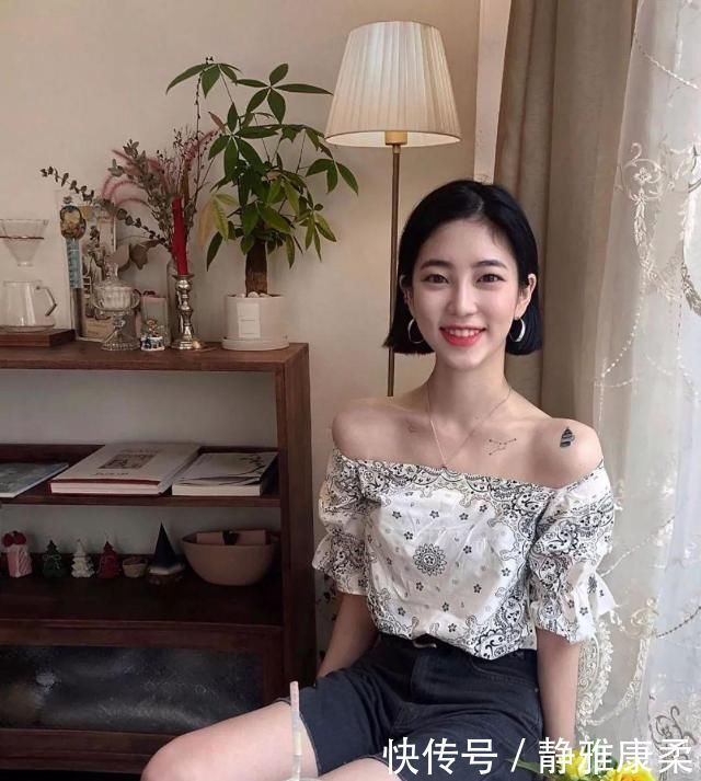 泰迪卷+仙女裙,漏耳短发+T恤,今夏这么搭时髦炸了洋气又减龄